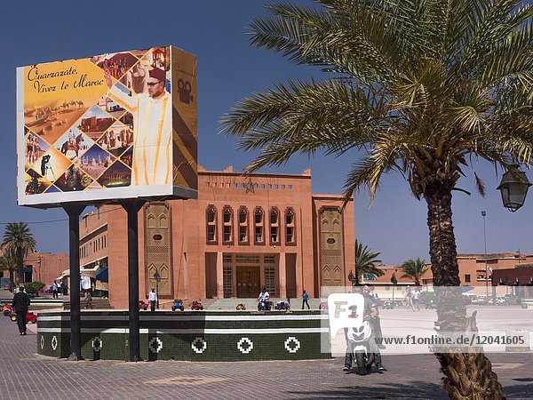 Morocco  Ouarzazate  Place du Palais de la Culture.