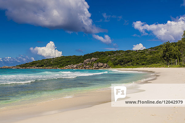 Grand Anse Beach  La Digue  Republic of Seychelles  Indian Ocean  Africa