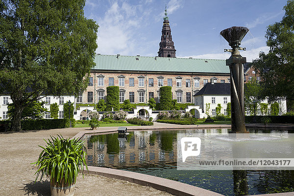 Library Gardens  Slotsholmen  Kopenhagen  Dänemark  Europa