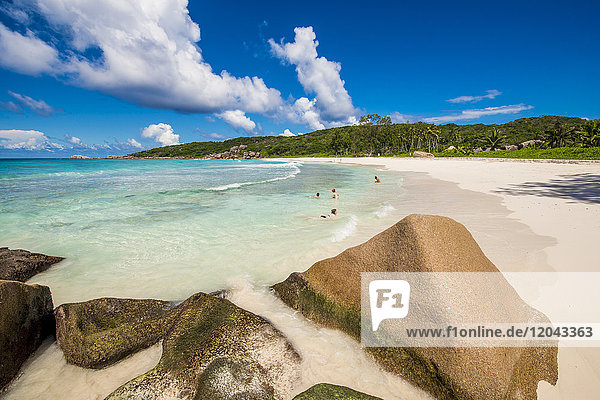 Grand Anse Beach  La Digue  Republik Seychellen  Indischer Ozean  Afrika