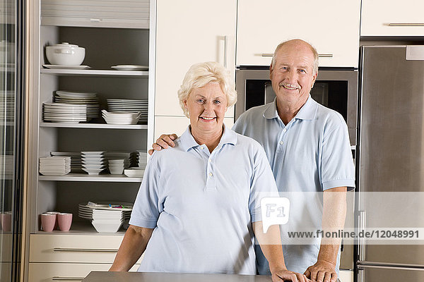 Portrait of Couple in Kitchen
