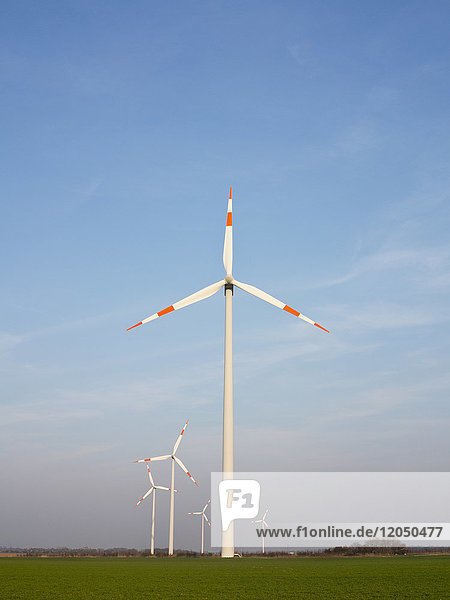 Wind Turbines North Rhine-Westphalia Germany