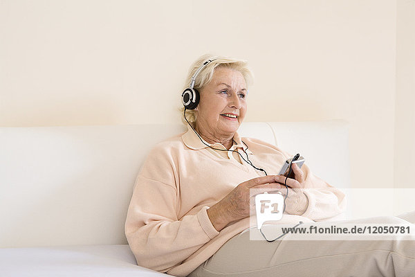 Woman Listening to Music