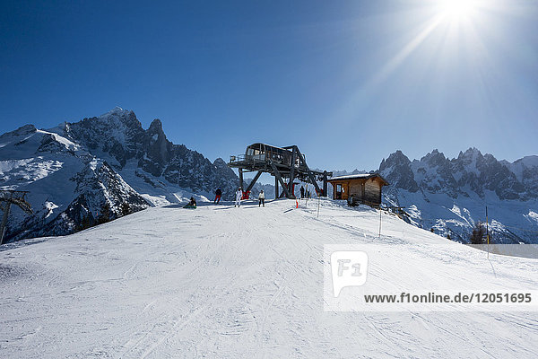 Skigebiet Brevent-Flegere; Chamonix  Frankreich