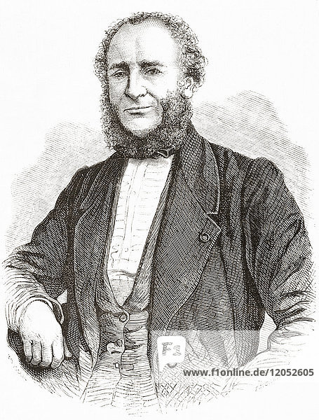 Antoine Joseph Jobert de Lamballe  1799 -1867. Französischer Chirurg. Aus L'Univers Illustre  veröffentlicht 1867.