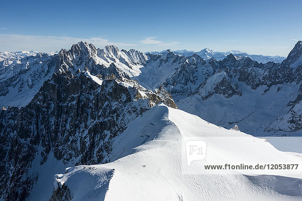 Vallee Blanche  Off-Piste Skiing; Chamonix  France