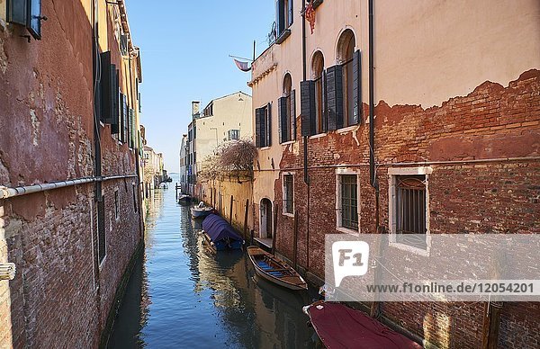 Italien,  Venedig,  Kanal in Cannaregio