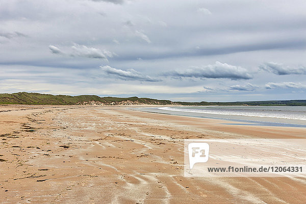 Scenic view of beach at Gullane  Scotland