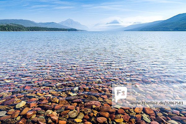 Lake McDonald Glacier National Park West Glacier Montana USA.
