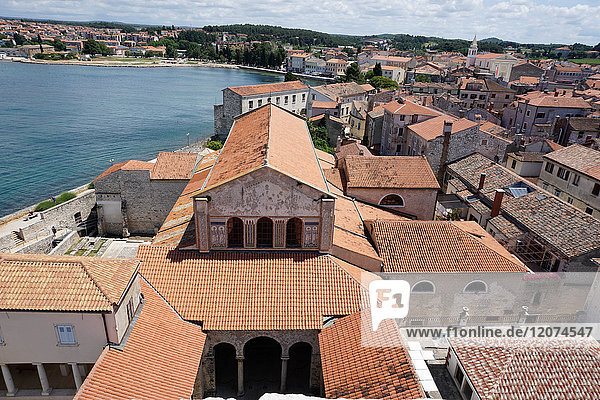Euphrasius-Basilika  UNESCO-Weltkulturerbe  Porec  Halbinsel Istra  Kroatien  Europa