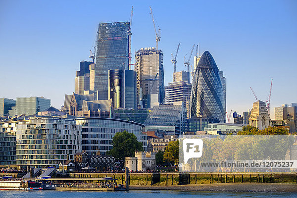 City of London financial district skyline  London  England  United Kingdom  Europe