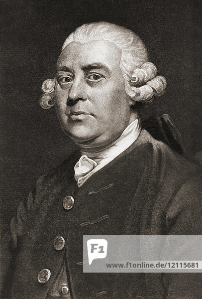 William Strahan  1715-1785. Schottischer Drucker  Verleger  Parlamentsabgeordneter.