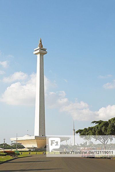 Nationaldenkmal Monas am Freiheitsplatz  Monumen Nasional  Jakarta  Java  Indonesien  Asien