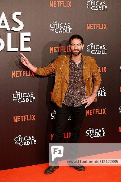 Premiere of the Netflix series Las chicas del cable.Jon Plazaola.Madrid. 27/04/2017.(Photo by Angel Manzano)..