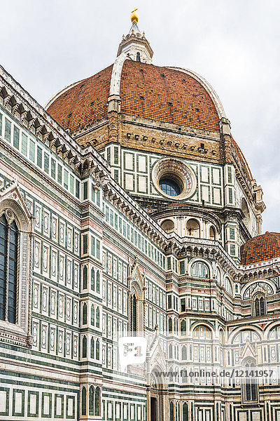 Italien  Toskana  Florenz  Santa Maria del Fiore  Fassade und Kuppel