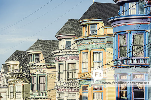 USA  Kalifornien  San Francisco  Häuserzeile