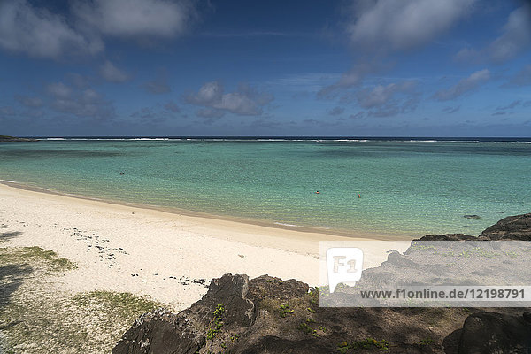 Mauritius  Rodrigues island  Beach Anse Ally