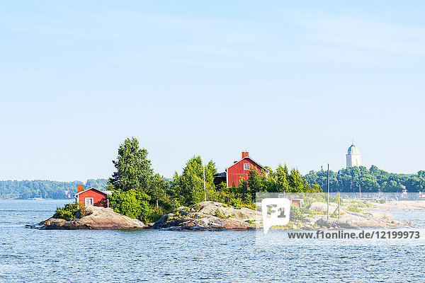 Finnland  Helsinki  kleine Insel