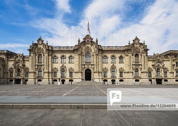Government Palace  Plaza de Armas  Lima  Peru  South America