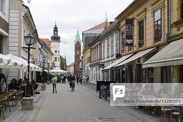 Slovenska Straße in der Altstadt  Maribor  Slowenien  Europa