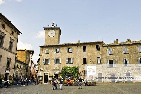 San Maurizio tower  Orvieto  Terni province  Umbria  Italy