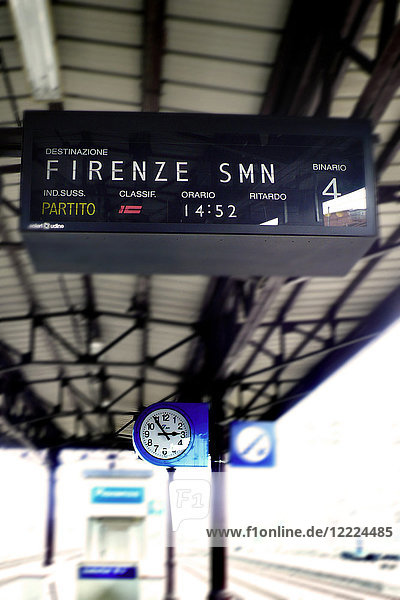 Train Station  Piacenza  Emilia Romagna  Italy