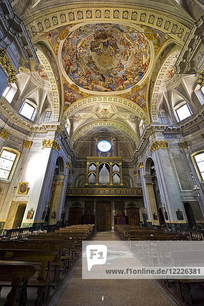 Kirche Santa Maria Vergine Assunta  Santa Maria Maggiore  Vigezzo-Tal  Piemont  Italien