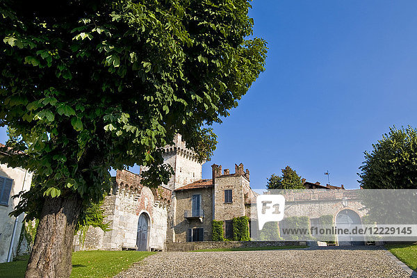Visconti San Vito castle Somma Lombardo Varese province Lombardy Italy