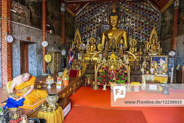 Asia  Thailand  Chiang Mai  Wat Phra That Doi Suthep temple