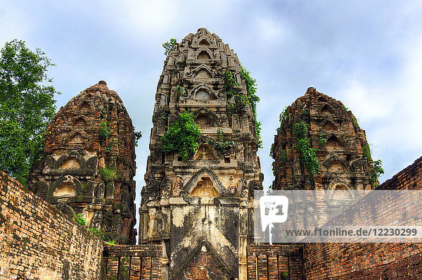 Asien  Thailand  Sukhothai Historischer Park  Wat Si Sawai-Tempel