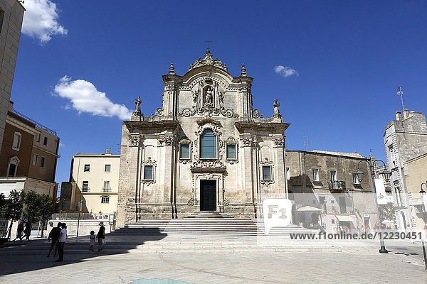 Italy  Basilicata  Matera  Church and convent of Saint Francis of Assisi