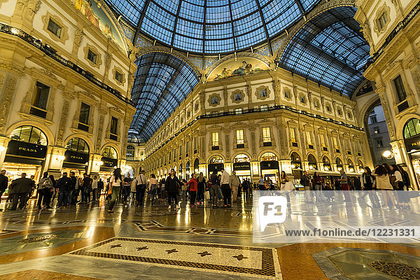 Italy  Lombardy  Milan  Galleria Vittorio Emanuele II