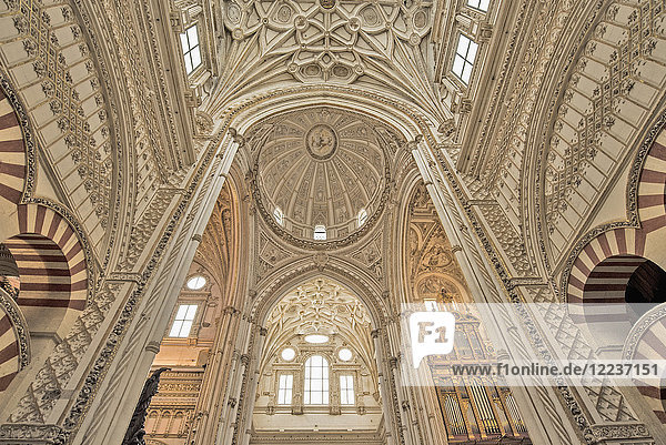 Spain  Andalusia  Cordoba  Interior of Great Mosque of Córdoba