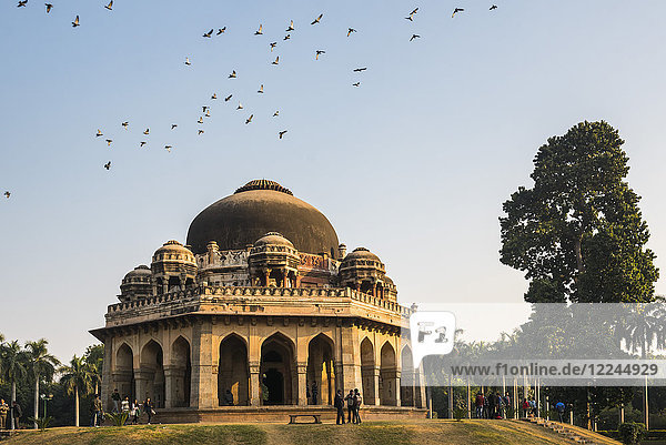 Grabmal von Muhammad Shah  Lodi-Gärten (Lodhi-Gärten)  Neu-Delhi  Indien  Asien