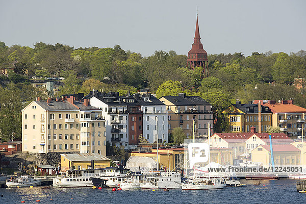 Stadtbezirk Djurgarden im Zentrum von Stockholm  Schweden  Skandinavien  Europa