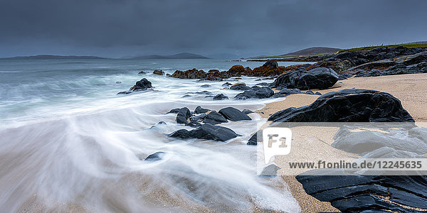Isle of Harris Beach  Äußere Hebriden  Schottland  Vereinigtes Königreich  Europa