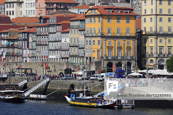 Ribeira-Viertel  UNESCO-Weltkulturerbe  Stadt Porto  Portugal  Europa