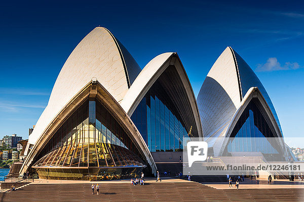 Das ikonische Opernhaus von Sydney  UNESCO-Weltkulturerbe  Sydney  New South Wales  Australien  Pazifik