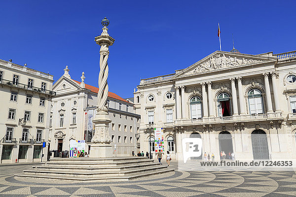 Rathaus  Stadtplatz  Lissabon  Portugal  Europa