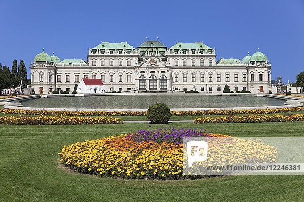 Schloss Oberes Belvedere  UNESCO-Welterbe  Wien  Österreich  Europa