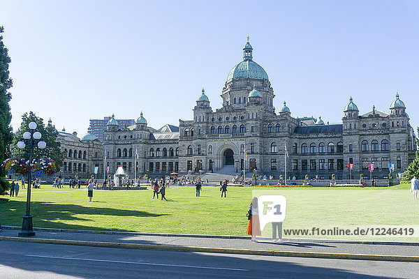 British Columbia Legislature Building  Victoria  British Columbia  Kanada  Nordamerika