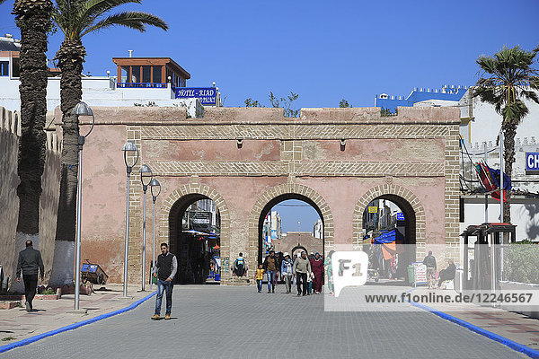 Altes Stadttor  Essaouira  UNESCO-Weltkulturerbe  Marokko  Nordafrika  Afrika
