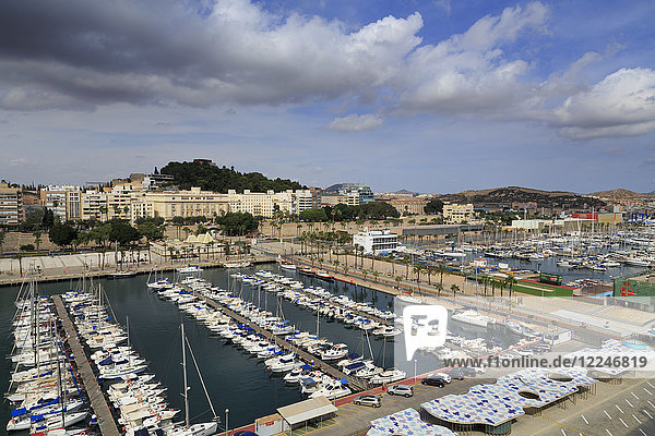 Yachthafen  Cartagena  Murcia  Spanien  Europa