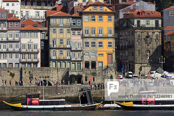 Ribeira District  UNESCO World Heritage Site  Porto City  Portugal  Europe
