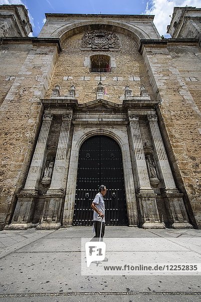 San Idelfonso-Kathedrale  Kolonialkirche in Merida  Yucatan  Mexiko  Mittelamerika