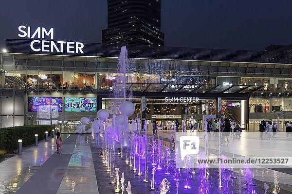 Siam Center by night  shopping center  Maha Nakhon  Bangkok  Thailand  Asia