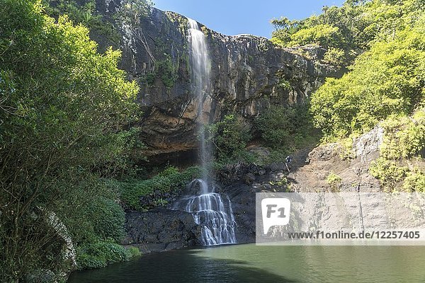 Tamarind Falls oder Les 7 Cascades bei Henrietta  Mauritius  Afrika