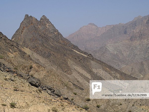 Djebel Akhdar Gebirge  Oman  Asien