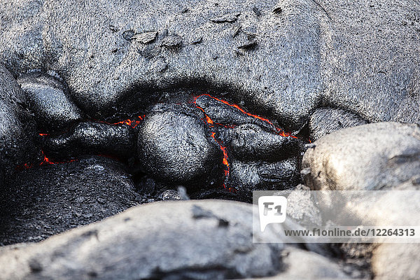 Hawaii  Große Insel  Hawai'i Vulkane Nationalpark  Lava
