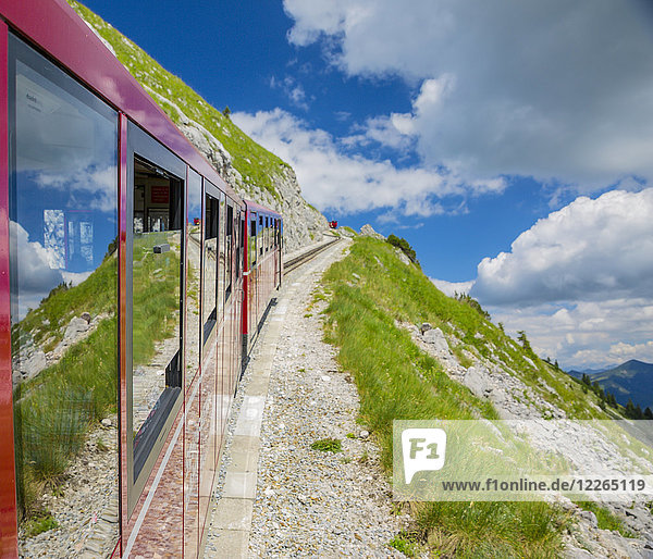 Austria  Salzkammergut  Schafberg  Schafbergbahn  cog railway